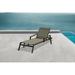 Joss & Main Newman 83" Long Reclining Single Chaise Metal in Gray | 12 H x 30 W x 83 D in | Outdoor Furniture | Wayfair