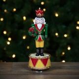 Northlight Seasonal 8.25" Musical Revolving Christmas Nutcracker Figure Resin | 8.25 H x 3 W x 3 D in | Wayfair NORTHLIGHT PM92011