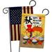 Ornament Collection 2-Sided Polyester 1'5 x 1 ft. Garden Flag in Blue/Red/Yellow | 18.5 H x 13 W in | Wayfair OC-HA-GP-192119-IP-BOAA-D-US18-OC