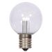 Vickerman Glass Light Bulb in White | 2.75 H x 1.9 W x 1.9 D in | Wayfair XG50T1P