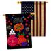 Ornament Collection 2-Sided Polyester 3'3 x 2 ft. House Flag in Blue/Red | 40 H x 28 W in | Wayfair OC-FR-HP-192483-IP-BOAA-D-US21-OC