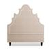 House of Hampton® Vogel Panel Headboard Upholstered/Velvet/Polyester/Cotton in Brown | 75 H x 77 W x 5 D in | Wayfair
