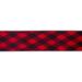 Melrose International 4"X 10 Yds. Set Of 2 Wi Acrylic Ribbon Fabric in Red | 2.5 H x 360 W x 0.25 D in | Wayfair 77472DS