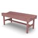 Wildridge Classic Vineyard Outdoor Bench Plastic in Brown | 18 H in | Wayfair LCC-224-Cherry Wood