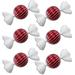 The Holiday Aisle® 6 Piece Solid Ball Ornament Set Plastic in Red | 1.5 W x 3 D in | Wayfair 735C5CA854174D08AEB81792C6DF9B5C