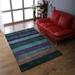 48 x 0.75 in Area Rug - Foundry Select Yaelle Hand Knotted Loom Silk Mix Contemporary Multicolor Contemporary_1 | 48 W x 0.75 D in | Wayfair