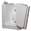 Avora Bath 38" L x 33" W Walk-In Whirlpool Fiberglass Bathtub w/ Faucet Heater Integrated Seat Fiberglass | 38 H x 38 W x 33 D in | Wayfair