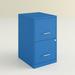 Inbox Zero Damiyon 2-Drawer Vertical Filing Cabinet Metal/Steel in Blue | 24.5 H x 14.25 W x 18 D in | Wayfair D11FB6C40DB54ED1B5BA6635445501B5