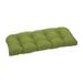 Ebern Designs Renel Indoor/Outdoor Seat Cushion Polyester in Green | 5 H x 44 W in | Wayfair 5F9328419A854B38861D0AFE772C37C2