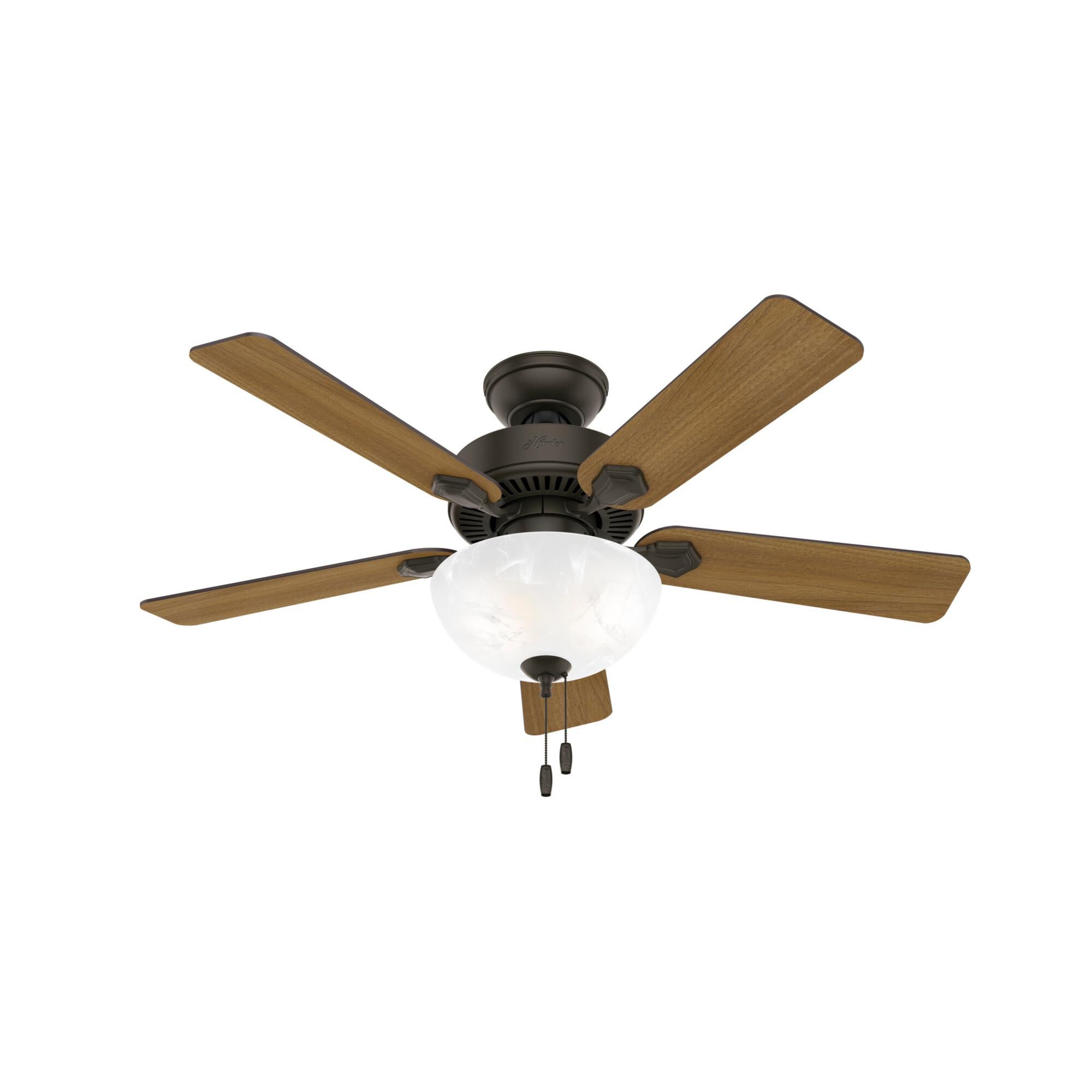 Hunter Fan Swanson 44 Inch Ceiling Fan with Light Kit - 50896