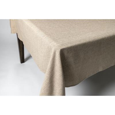 TWEED TABLECLOTHS by LINTEX LINENS in Beige Red (Size 70" ROUND)