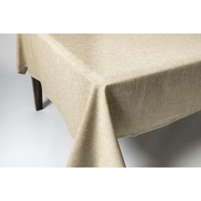 Wide Width TWEED TABLECLOTHS by LINTEX LINENS in Beige Green (Size 52" W 70" L)