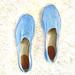 J. Crew Shoes | J Crew Blue Raffia Espadrille Flats | Color: Blue/Tan | Size: 11