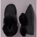 Anthropologie Shoes | Emu Australia Platinum Mintaro Slipper Boots- Black | Color: Black | Size: 7