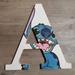 Disney Accents | Hand Painted Lilo & Stitch Letter Alphabet | Color: Blue/White | Size: Os