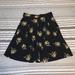 Lularoe Skirts | Lularoe Black Floral Skirt Size Medium | Color: Black | Size: M