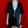 Victoria's Secret Intimates & Sleepwear | Bnwt Women’s Victoria’s Secret Black Silky Robe, Size One Size | Color: Black | Size: Os