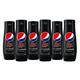 Sodastream - Set of 6 x Pepsi Max concentrates, Sugar-Free, 100% Original Flavour, with Measuring Cap, 6 x 440 ml.