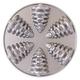 Nordic Ware Evergreen Cakelet Pan, Christmas Baking Tin, Cast Aluminium Cake Tin, Muffin Tray for Mini Cakes, Made in The USA, Colour: Silver