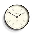 NEWGATE® Mr Clarke - Modern Minimalist - A Medium Scandi-inspired Wall Clock with a Modern Plywood Case for Home Living/Dining Room or Office HWD 40 x 40 x 4.7cm (Dark Wood)