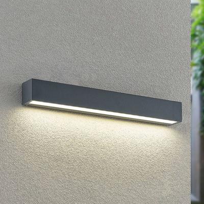 LED Aussenwandleuchte Lengo Arcchio, schwarz, Aluminium, Modern, LED Wandleuchte außen Image