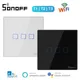 SONOFF – interrupteur mural intelligent T1 T2 T3 EU/UK wi-fi eWelink série TX 86 pour luminaire