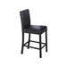 Best Master Furniture Henley Espresso Faux Leather Counter Height Chairs (Set of 2)