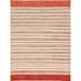 Striped Gabbeh Kashkoli Oriental Area Rug Handmade Modern Wool Carpet - 3'11" x 6'0"