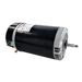 2 HP Black Silver North Star Threaded Shaft Pool Pump Motor, 1.35 SF