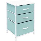 Nightstand 3-Drawer Shelf Storage - Bedside Furniture End Table Chest