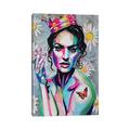 East Urban Home Flower Queen-PEM33 Canvas | 26" H x 18" W x 1.5" D | Wayfair 54CA4198A59B4E94BAB7006B1D98F0EE