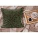 East Urban Home Ambesonne Camouflage Fluffy Throw Pillow Cushion Cover, Green Camo Pattern Abstract Formless Design Blending Into The Forest | Wayfair