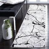 Black/Gray 24 x 0.31 in Area Rug - Steelside™ Metzger Abstract Gray/Black Area Rug | 24 W x 0.31 D in | Wayfair 218C2FFDDC80488E8EBFB9F1DE78947A