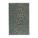Blue/Green 60 x 0.39 in Area Rug - Langley Street® Elsberry Animal Print Handmade Tufted Wool Teal Area Rug Wool | 60 W x 0.39 D in | Wayfair