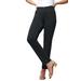 Plus Size Women's True Fit Stretch Denim Straight Leg Jean by Jessica London in Black (Size 32) Jeans