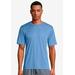 Men's Big & Tall Hanes® Cool DRI® Tagless® T-Shirt by Hanes in Light Blue (Size M)