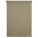 Wide Width Linen Look Thermal Fabric Cordless Roller Shade by Whole Space Industries in Brown (Size 36" W 66" L)