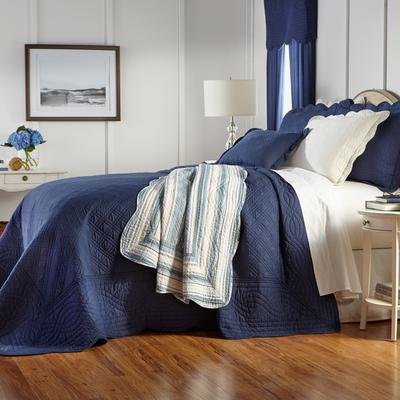Florence Oversized Bedspread by BrylaneHome in Nav...