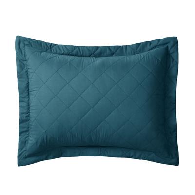 BH Studio Reversible Quilted Sham by BH Studio in Peacock Turquoise (Size KING) Pillow