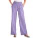 Plus Size Women's 7-Day Knit Wide-Leg Pant by Woman Within in Soft Iris (Size 6X)