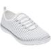 Extra Wide Width Women's CV Sport Ariya Slip On Sneaker by Comfortview in White (Size 11 WW)