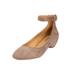 Plus Size Women's The Pixie Pump by Comfortview in Dark Taupe (Size 12 M)