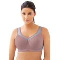 Plus Size Women's Wonderwire® High-Impact Underwire Sport Bra 9066 by Glamorise in Pink Blush (Size 40 D)