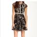 Free People Dresses | Free People Lace Floral Dress (Size Small) Color: Black/Tan | Color: Black/Tan | Size: 4