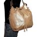 Coach Bags | Coach Vintage Buttery Soft Shimmery Champagne Leather Designer Purses | Color: Silver/Tan | Size: 14" X 4.5" X 13"