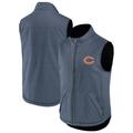 Men's NFL x Darius Rucker Collection by Fanatics Navy Chicago Bears Sherpa-Lined Full-Zip Vest