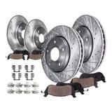 2003-2007 Volvo XC70 Front and Rear Brake Pad and Rotor Kit - Detroit Axle