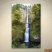 ArtWall 'Multnomah Falls' by Cody York Photographic Print on Wrapped Canvas Metal in Green/White | 48 H x 32 W x 2 D in | Wayfair 0yor046a3248f