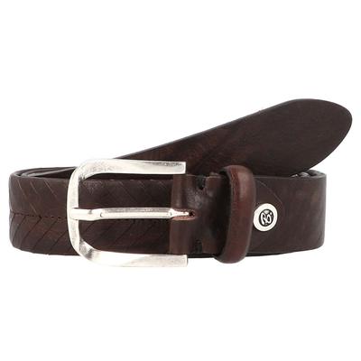 b.belt Vince Gürtel Leder 110 cm Braun Herren