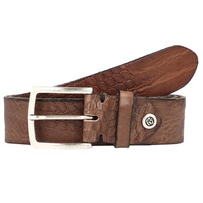b.belt Gürtel Leder 105 cm Braun Herren